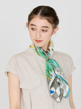 <Silk scarf 65> Shangri-La