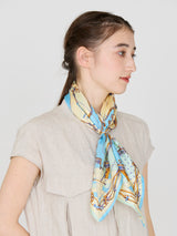 <Silk Scarf 65> Bit Balloon