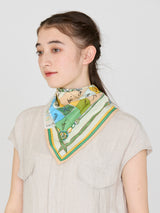 COTTON SCARF 65 / CROSSWORD