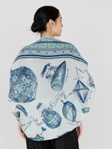 COTTON SILK STOLE 120 / BALLOON BANDANA