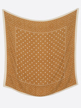 WOOL SILK STOLE HERRINGBONE WEAVE 120 / GEOMEDOT