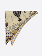 TRIANGULAR SCARF MINI / BALLOON SKY
