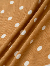 WOOL SILK STOLE HERRINGBONE WEAVE 120 / GEOMEDOT