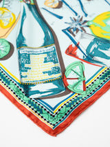 SILK SCARF 65 / HOT WINE