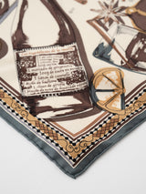 SILK SCARF 65 / HOT WINE