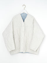 QUILTED DECONSTRUCTED JACKET / REVERSIBLE MOUNTAIN