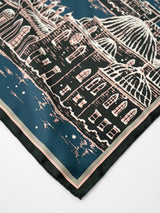 SILK SCARF 65 / GOLDEN NIGHT