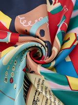 SILK SCARF 65 / TYPEWRITER