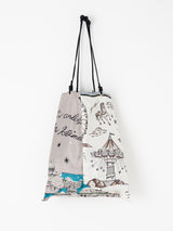 <reversible print tote bag l> Golden Night</reversible>