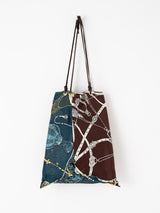 REVERSIBLE PRINT TOTE BAG L / BALLOON SKY