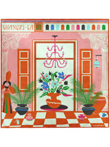 <Silk scarf 65> Shangri-La