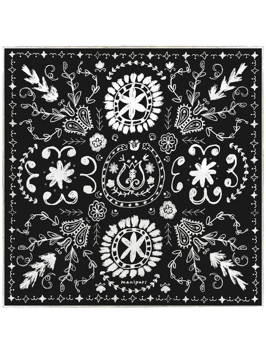 SILK SCARF 65 / BOHEMIAN BANDANA