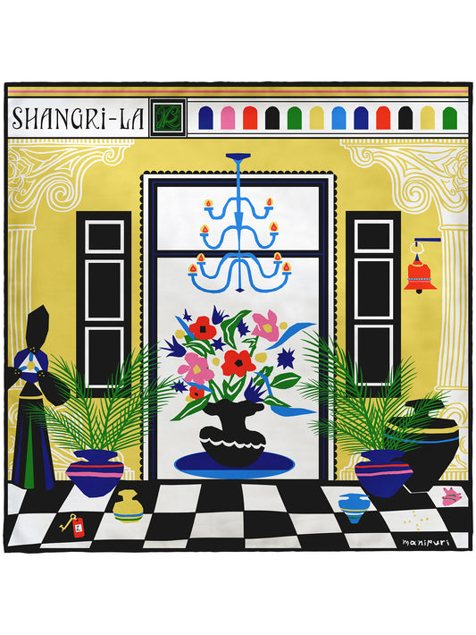 SILK SCARF 88 / SHANGRI-LA