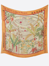 COTTON SILK STOLE 120 / TOROPICAL GARDEN