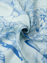 COTTON SILK STOLE 120 / GLASS DOME FLOWER