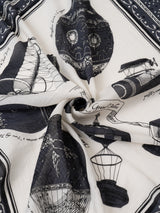 COTTON SILK STOLE 120 / BALLOON BANDANA