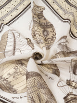 COTTON SILK STOLE 120 / BALLOON BANDANA