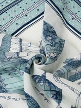 COTTON SILK STOLE 120 / BALLOON BANDANA