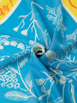 COTTON SILK STOLE 120 / FLORA
