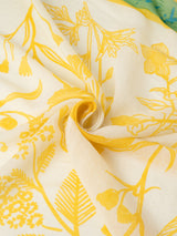 COTTON SILK STOLE 120 / FLORA
