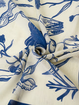 COTTON SILK STOLE 120 / FLORA