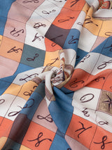 COTTON SILK STOLE 120 / CROSSWORD