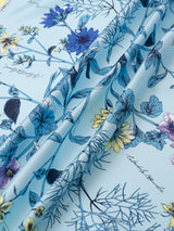 <Silk Scarf 65> Herbal Garden