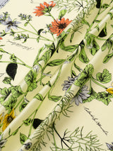 <Silk Scarf 88> Herbal Garden