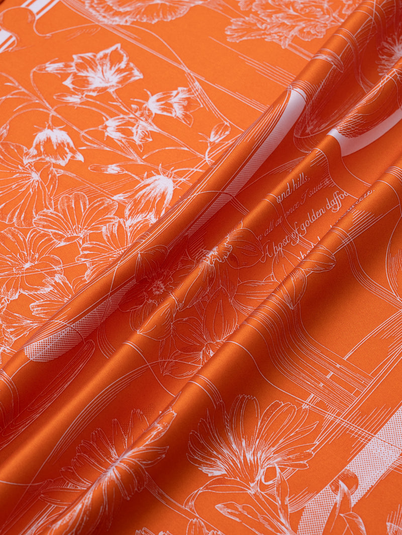 シルクスカーフ65＞ガラスドームフラワー – manipuri