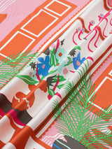 <Silk scarf 65> Shangri-La