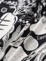 <Silk scarf 65> Veggie