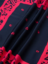 <Silk Scarf 65> Frame Bandana