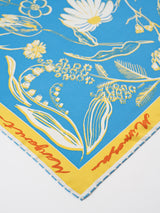 <Silk Scarf 65> Flora