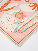<Silk scarf 65> Veggie