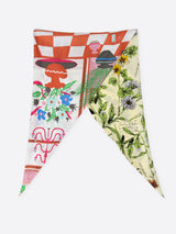 ＜ダイヤ型スカーフ＞ハーバルガーデン