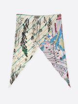 DIAMOND SCARF / TOROPICAL GARDEN