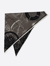 <Large Lace Triangle Scarf> Bon Mer