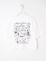 SHORT-SLEEVE T-SHIRT S / MAGICAL MAP