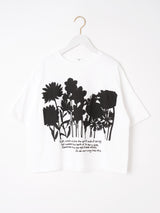 SHORT-SLEEVE T-SHIRT S / FLOWER