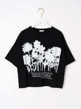 SHORT-SLEEVE T-SHIRT S / FLOWER
