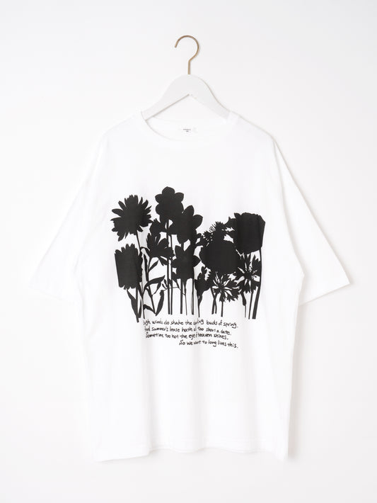 SHORT-SLEEVE T-SHIRT  L / FLOWER