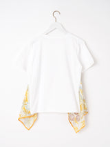 BUSTIER T-SHIRT / COLLAGE JUNGLE FRUIT