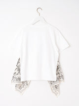 BUSTIER T-SHIRT / KALEIDO BANDANA
