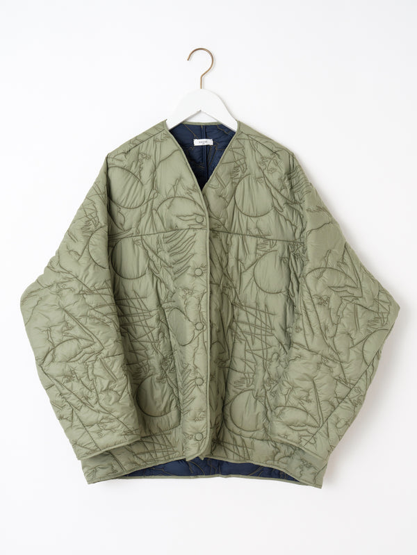 ＜キルティング変形ジャケット＞リバーシブル　マウンテン