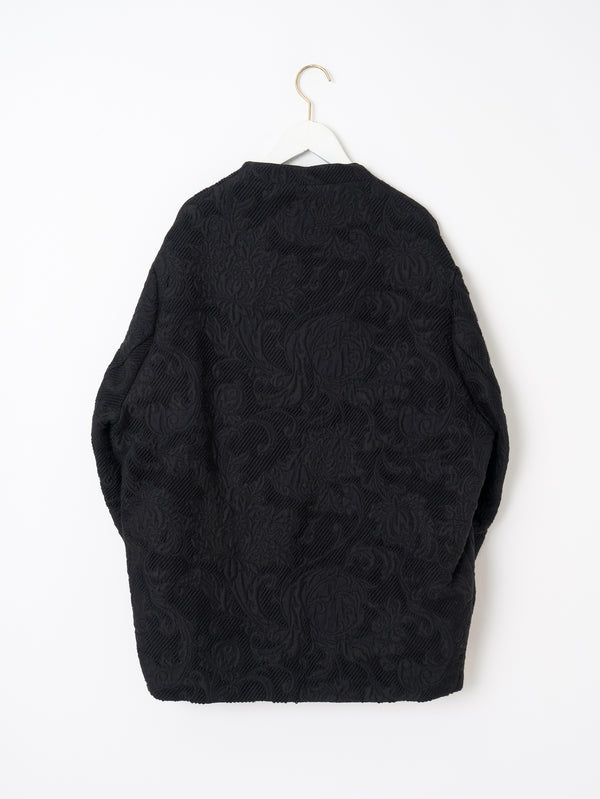 ＜ジャガードコクーンコート＞アラベスク