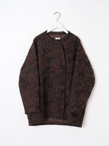 ＜ジャガードコクーンコート＞アラベスク