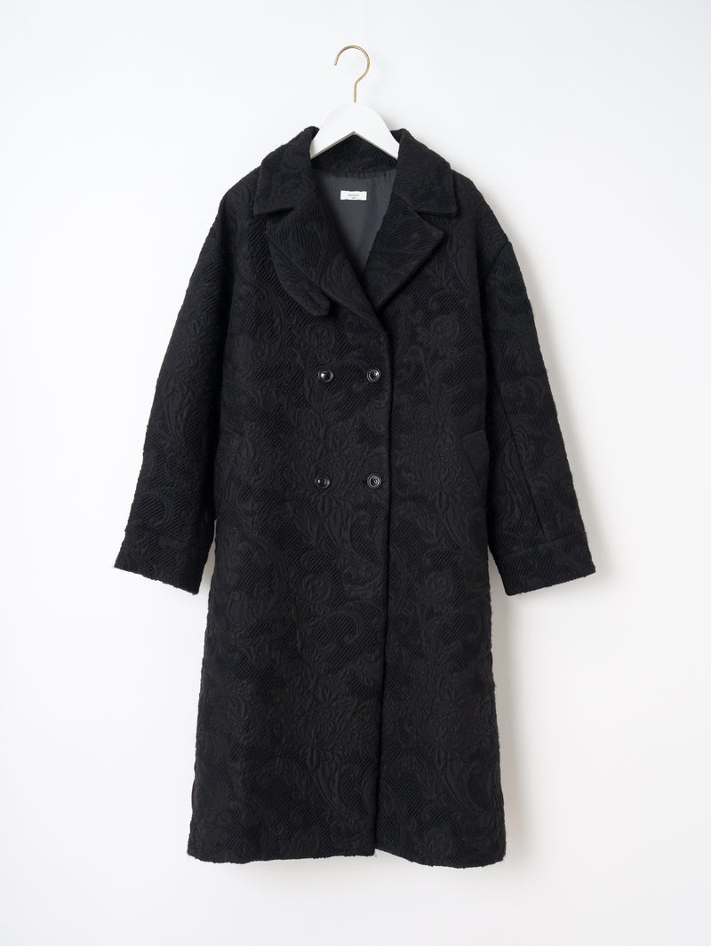 &lt;Jacquard W Coat&gt; Arabesque