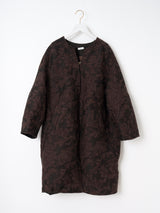 <Jacquard Snap Dart Coat> Arabesque