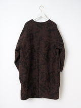 <Jacquard Snap Dart Coat> Arabesque