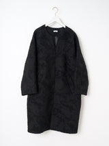 &lt;Jacquard Snap Dart Coat&gt; Arabesque